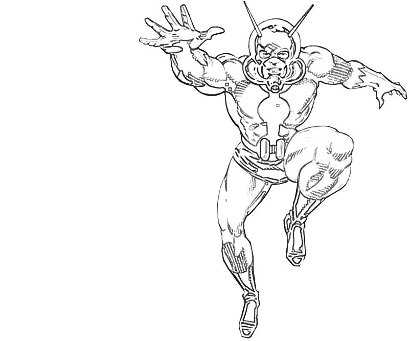 Coloring page: Ant-Man (Superheroes) #77681 - Free Printable Coloring Pages