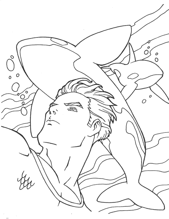 Coloring page: Aquaman (Superheroes) #84973 - Free Printable Coloring Pages