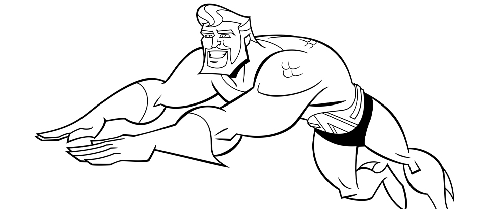 Coloring page: Aquaman (Superheroes) #84988 - Free Printable Coloring Pages