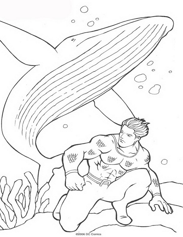 Coloring page: Aquaman (Superheroes) #84995 - Free Printable Coloring Pages