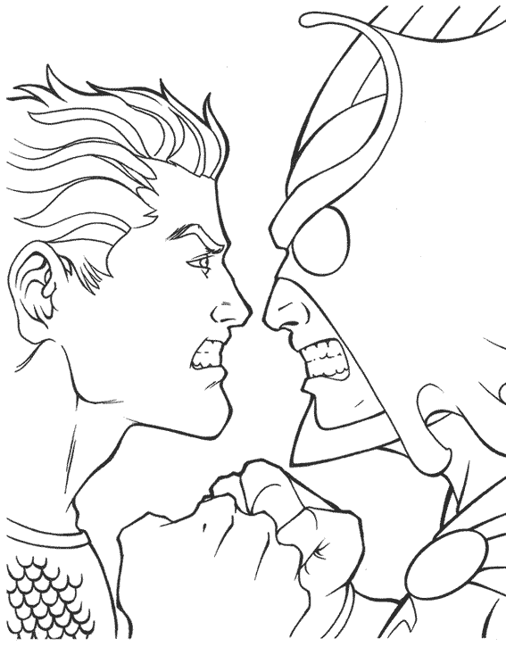 Coloring page: Aquaman (Superheroes) #85025 - Free Printable Coloring Pages