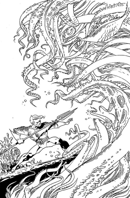 Coloring page: Aquaman (Superheroes) #85038 - Free Printable Coloring Pages