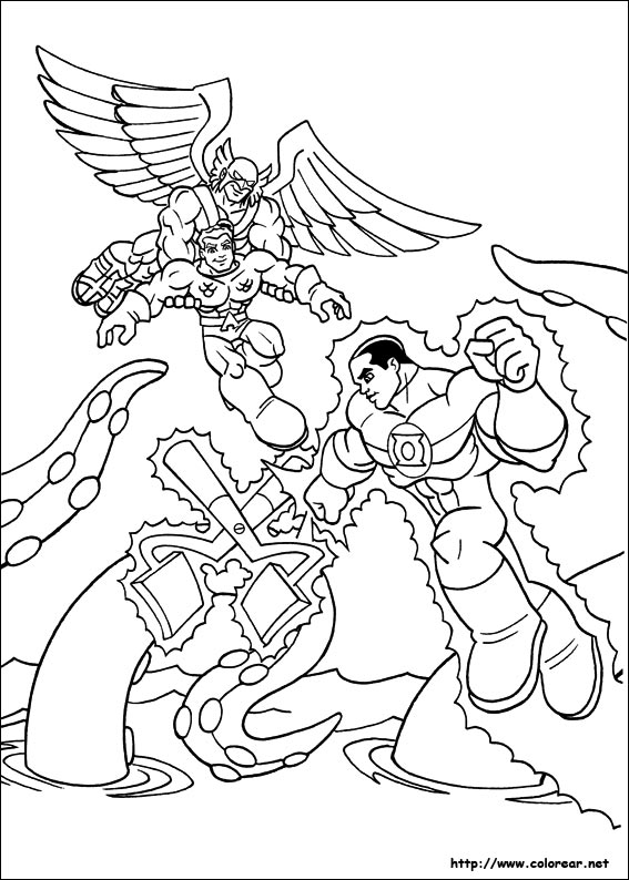 Coloring page: Aquaman (Superheroes) #85056 - Free Printable Coloring Pages
