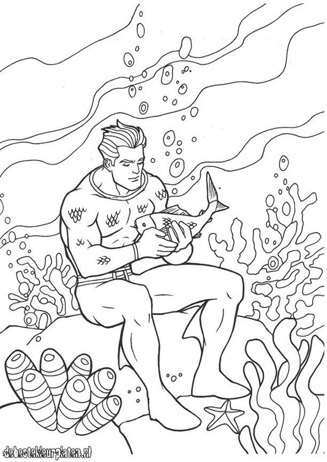 Coloring page: Aquaman (Superheroes) #85061 - Free Printable Coloring Pages