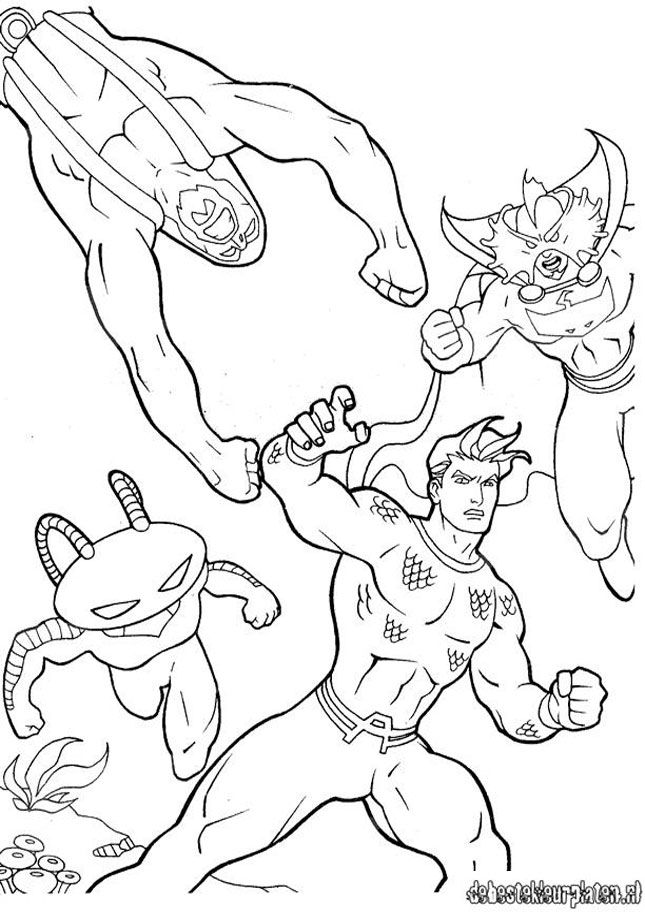 Coloring page: Aquaman (Superheroes) #85105 - Free Printable Coloring Pages