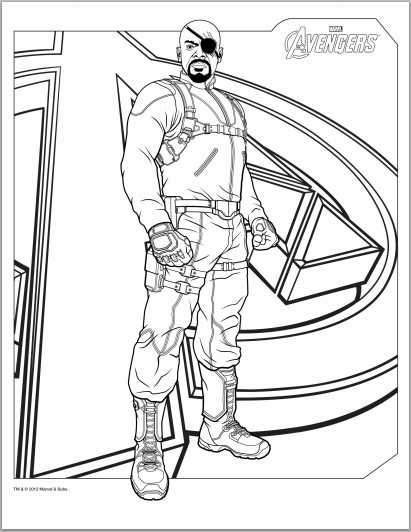 Coloring page: Avengers (Superheroes) #74037 - Free Printable Coloring Pages