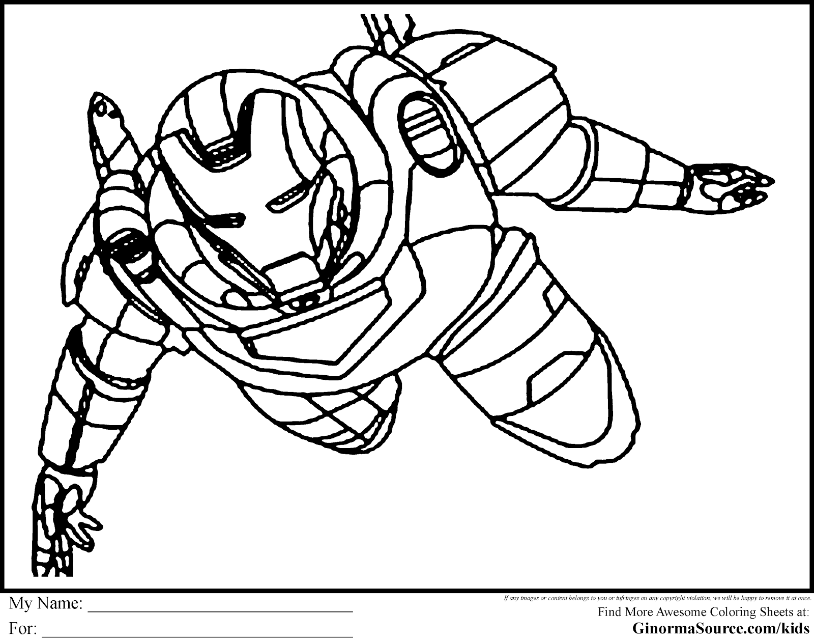 Avengers #23 (Superheroes) – Printable coloring pages