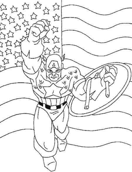 Coloring page: Avengers (Superheroes) #74055 - Free Printable Coloring Pages