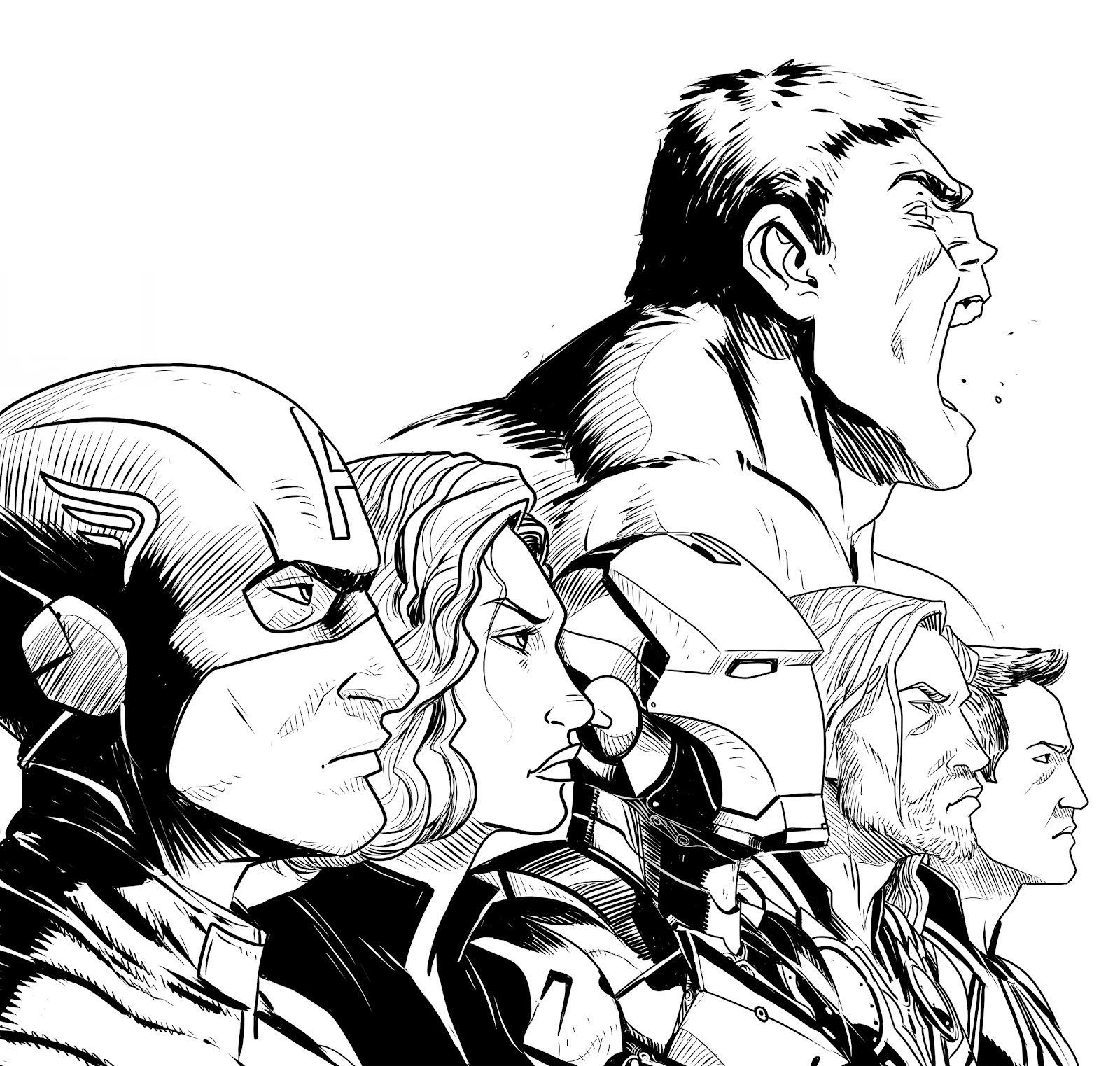 Coloring page: Avengers (Superheroes) #74059 - Free Printable Coloring Pages