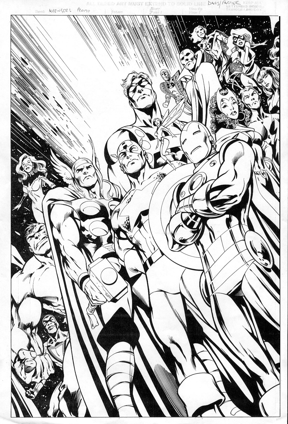 Coloring page: Avengers (Superheroes) #74089 - Printable coloring pages