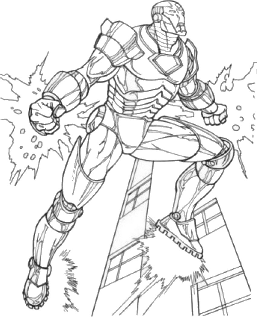 Coloring page: Avengers (Superheroes) #74113 - Printable coloring pages