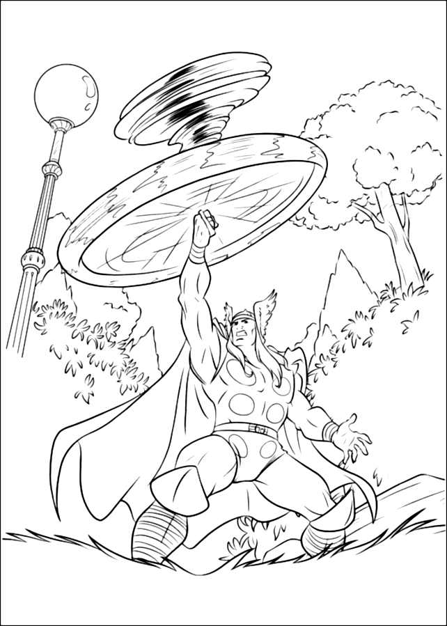 Coloring page: Avengers (Superheroes) #74122 - Free Printable Coloring Pages
