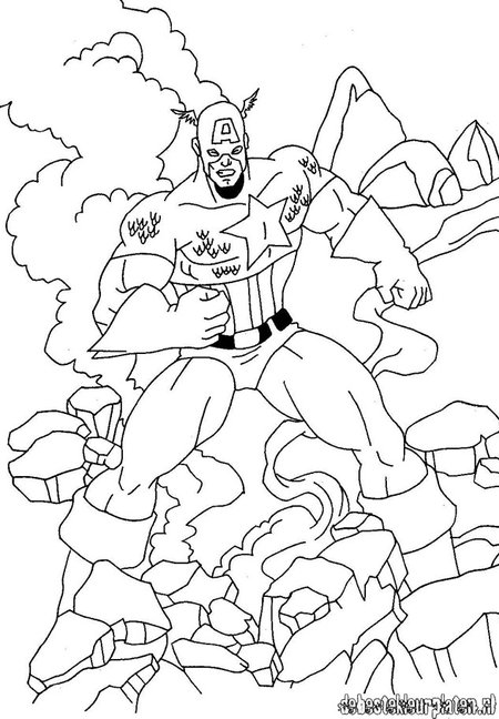 Coloring page: Avengers (Superheroes) #74174 - Free Printable Coloring Pages
