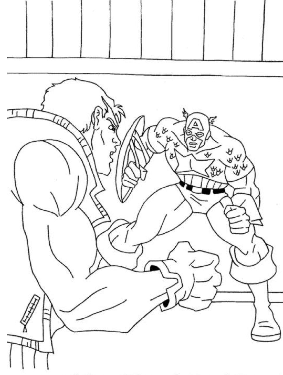 Coloring page: Avengers (Superheroes) #74204 - Free Printable Coloring Pages