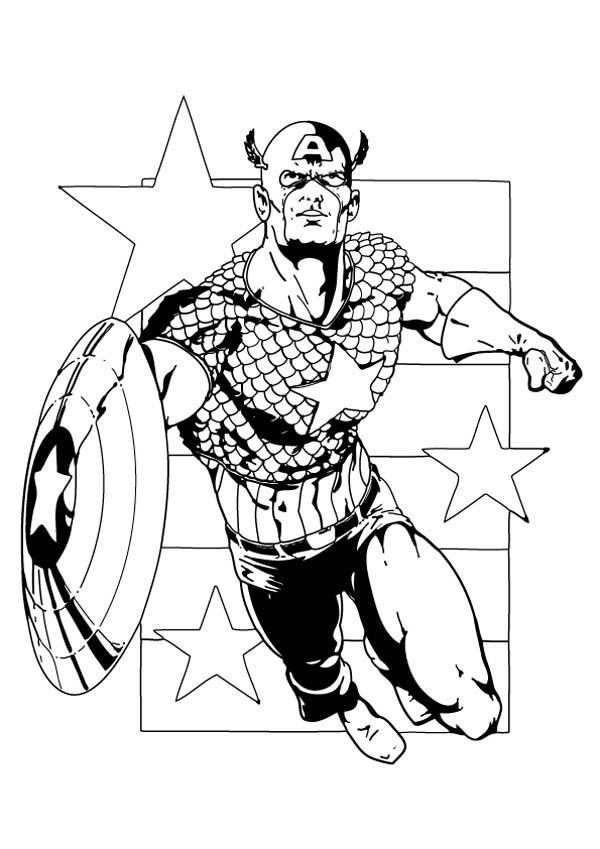 Coloring page: Avengers (Superheroes) #74233 - Free Printable Coloring Pages