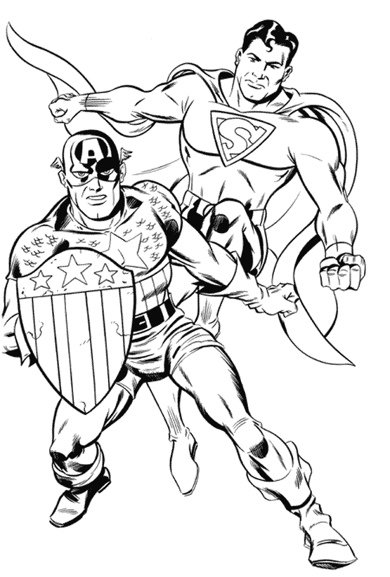 Coloring page: Avengers (Superheroes) #74309 - Free Printable Coloring Pages