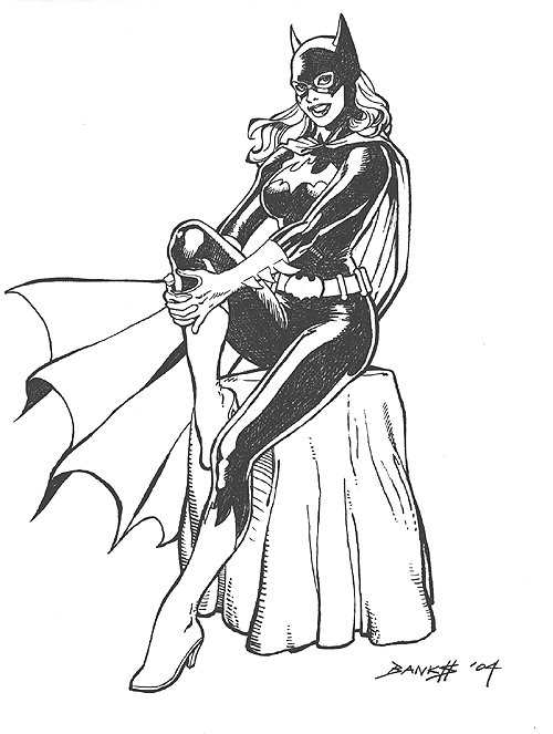 Coloring page: Batgirl (Superheroes) #77735 - Free Printable Coloring Pages
