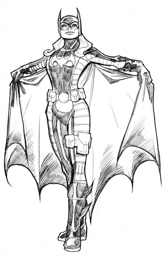Coloring page: Batgirl (Superheroes) #77823 - Free Printable Coloring Pages