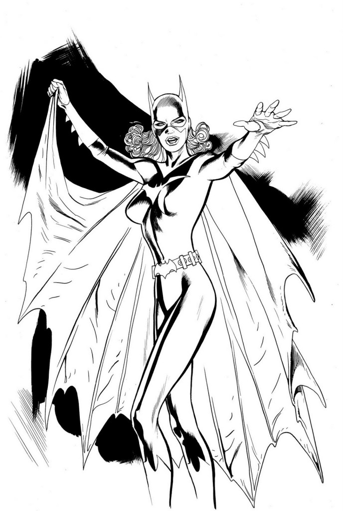 Coloring page: Batgirl (Superheroes) #77832 - Printable coloring pages