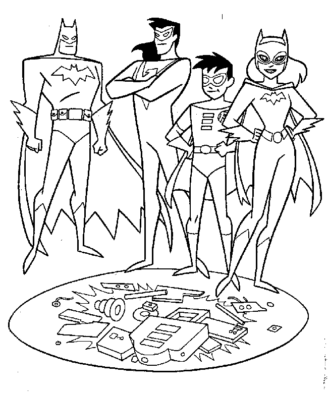 Coloring page: Batgirl (Superheroes) #77856 - Free Printable Coloring Pages