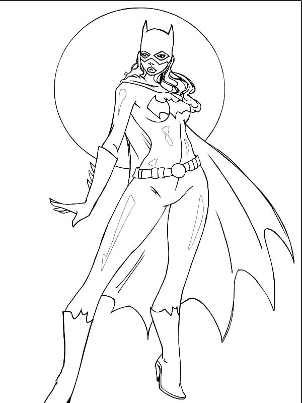 Coloring page: Batgirl (Superheroes) #77908 - Free Printable Coloring Pages