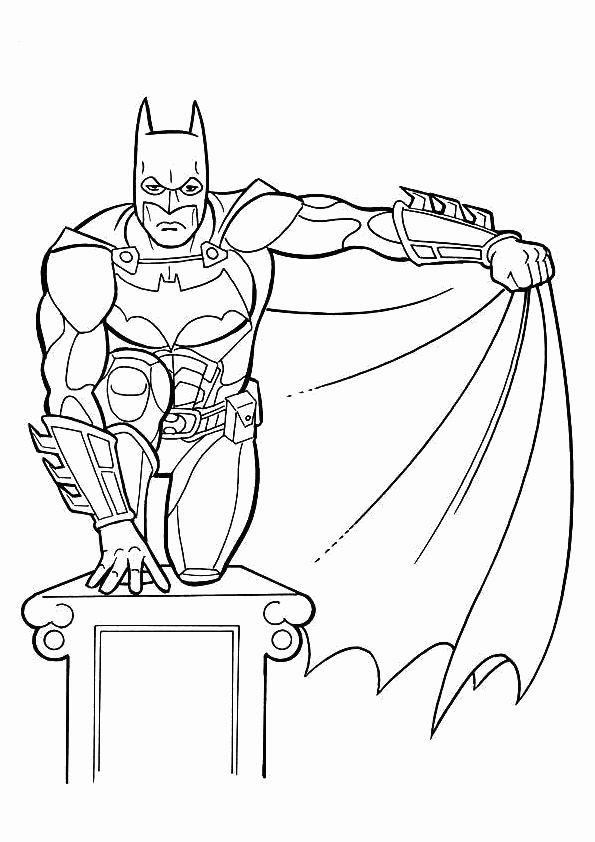 Coloring page: Batman (Superheroes) #76845 - Printable coloring pages