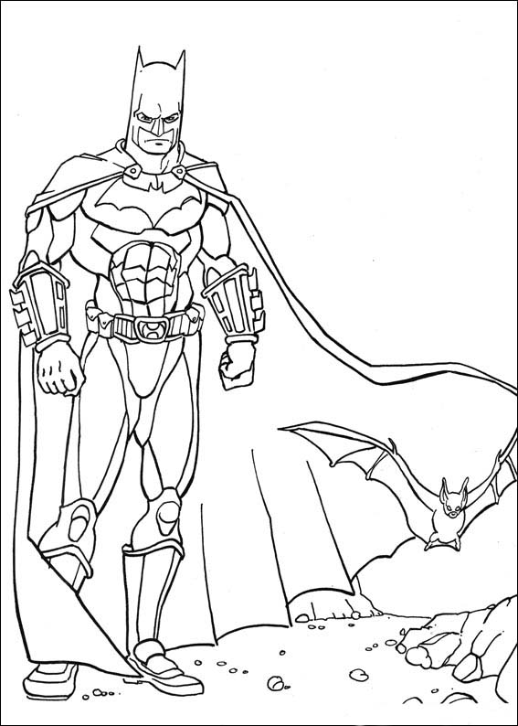 Coloring page: Batman (Superheroes) #76861 - Free Printable Coloring Pages