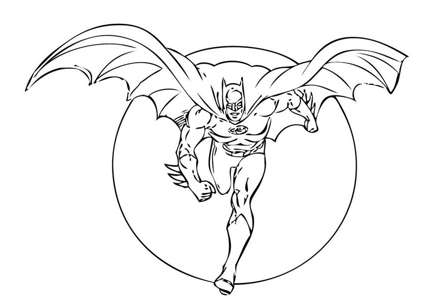 Coloring page: Batman (Superheroes) #76870 - Free Printable Coloring Pages