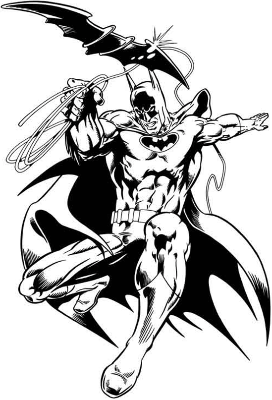 Coloring page: Batman (Superheroes) #76876 - Free Printable Coloring Pages