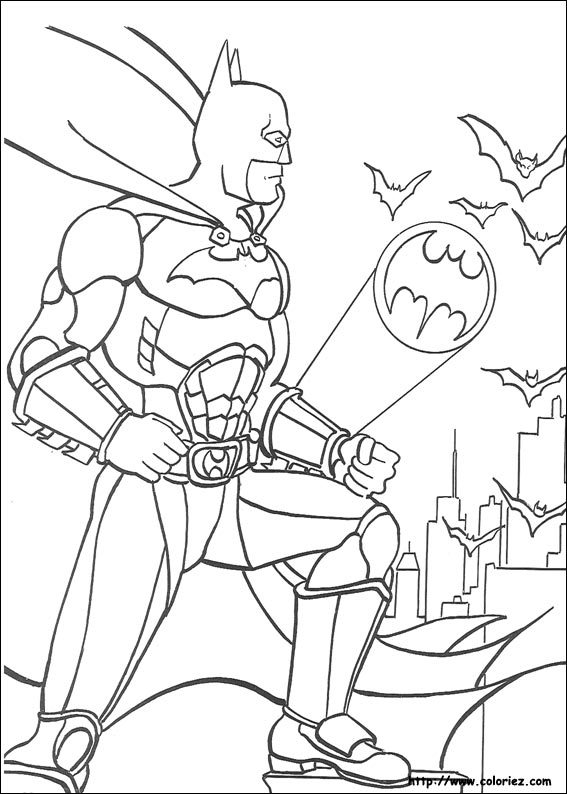 Coloring page: Batman (Superheroes) #76878 - Printable coloring pages