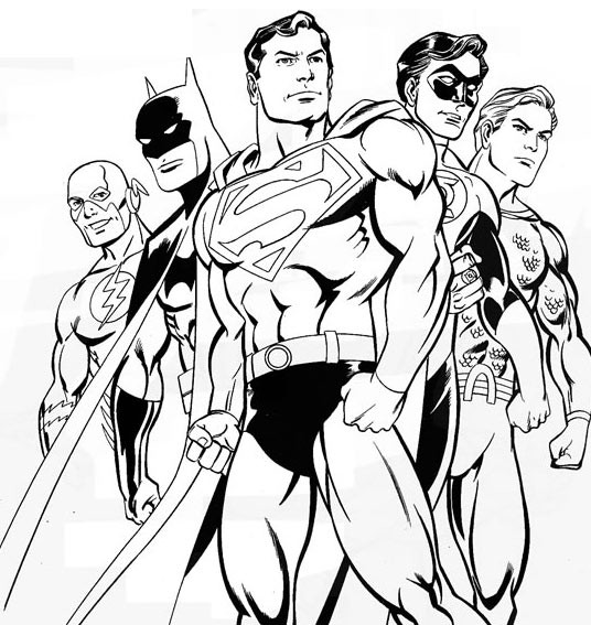 Coloring page: Batman (Superheroes) #76887 - Free Printable Coloring Pages