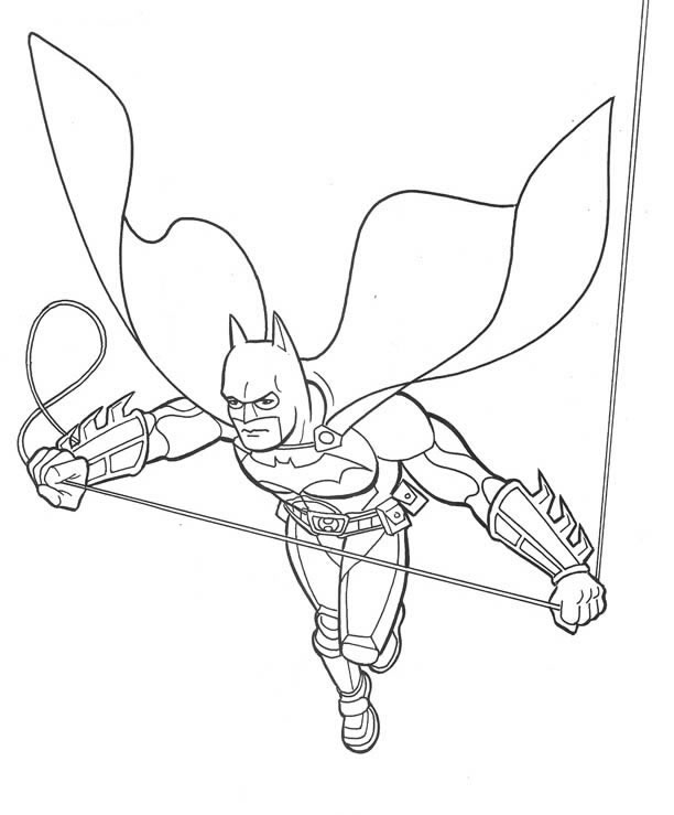 Coloring page: Batman (Superheroes) #76899 - Free Printable Coloring Pages