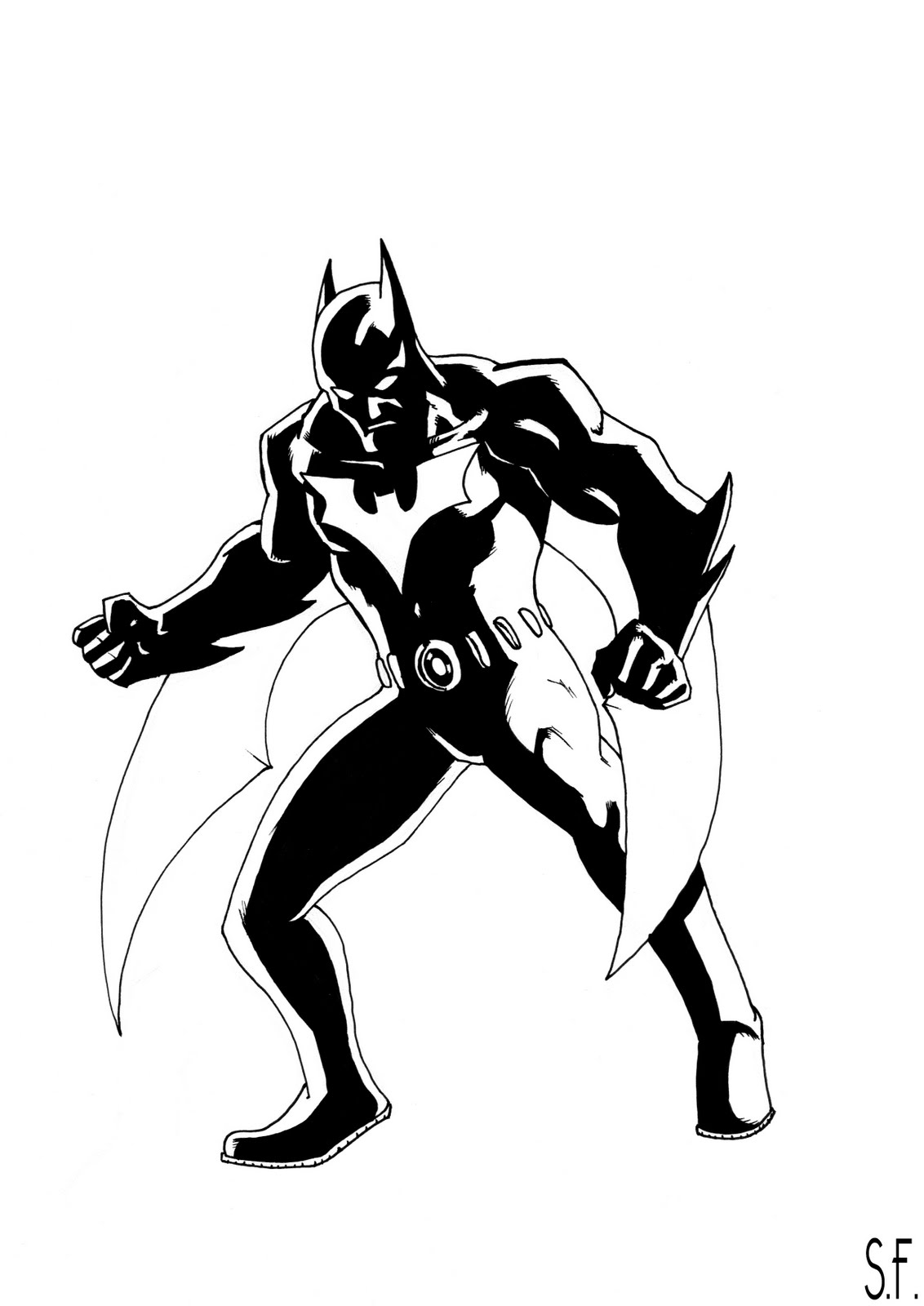 Drawing Batman 76920 (Superheroes) Printable coloring pages
