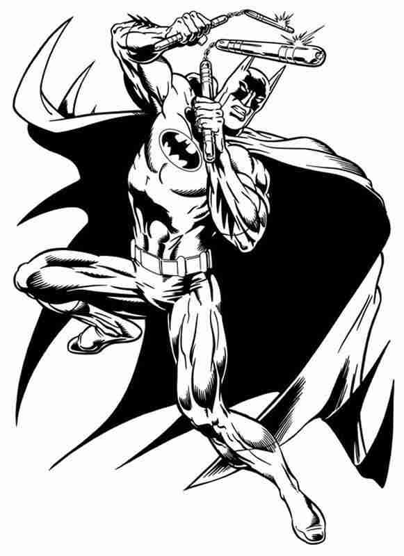 Coloring page: Batman (Superheroes) #76925 - Printable coloring pages