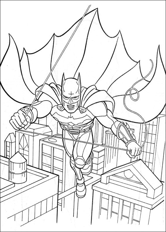 Coloring page: Batman (Superheroes) #76934 - Printable coloring pages
