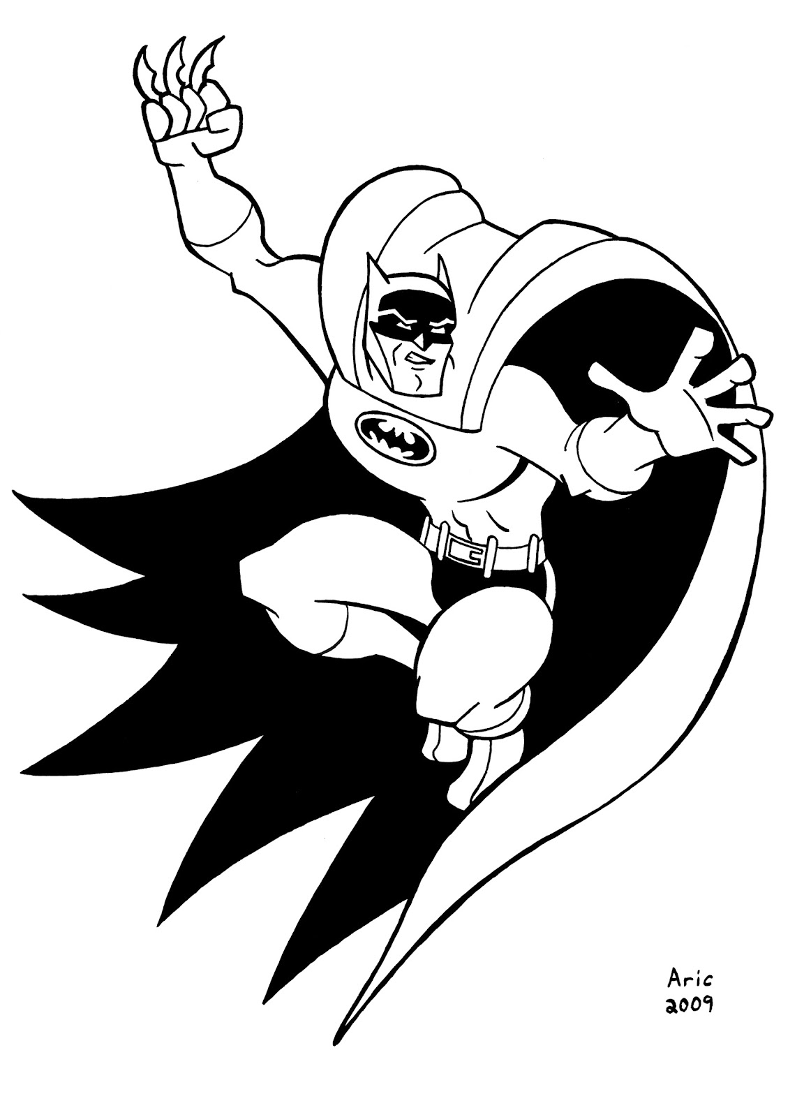 Coloring page: Batman (Superheroes) #76954 - Printable coloring pages