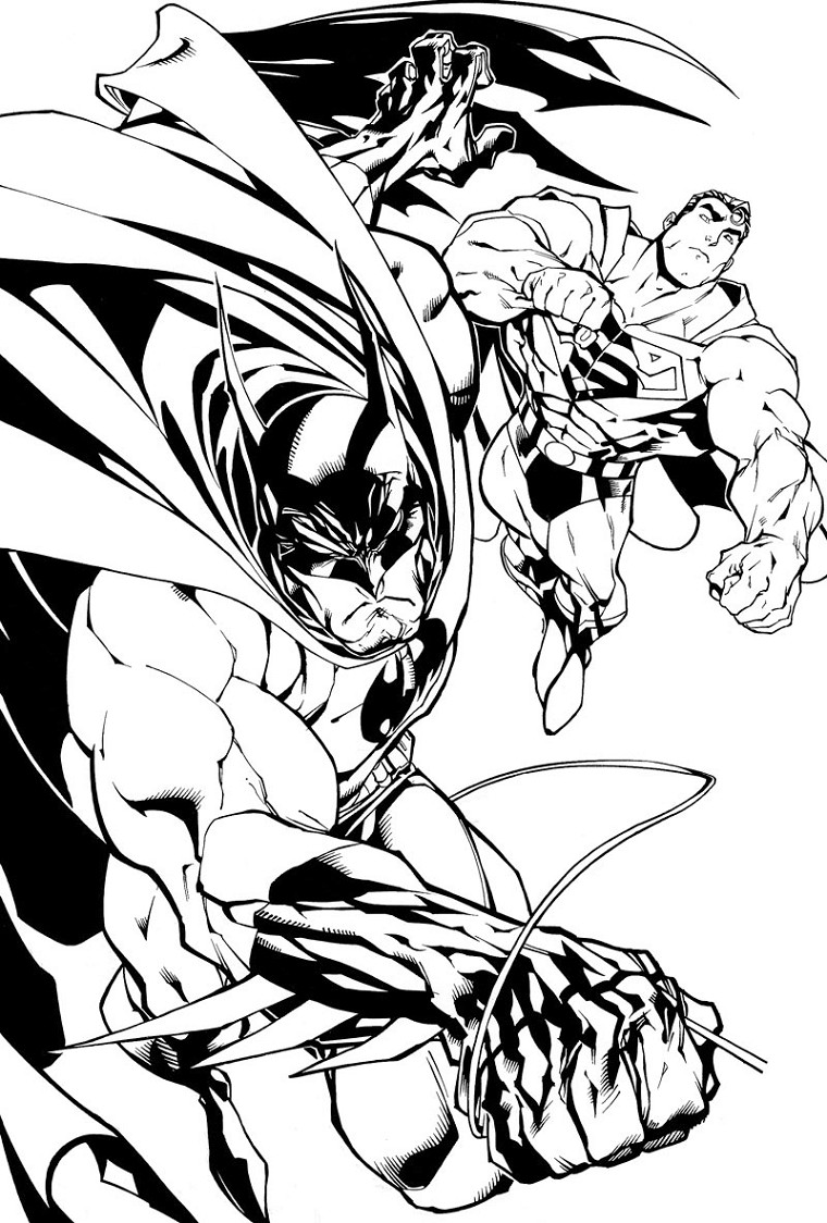 Coloring page: Batman (Superheroes) #76965 - Free Printable Coloring Pages