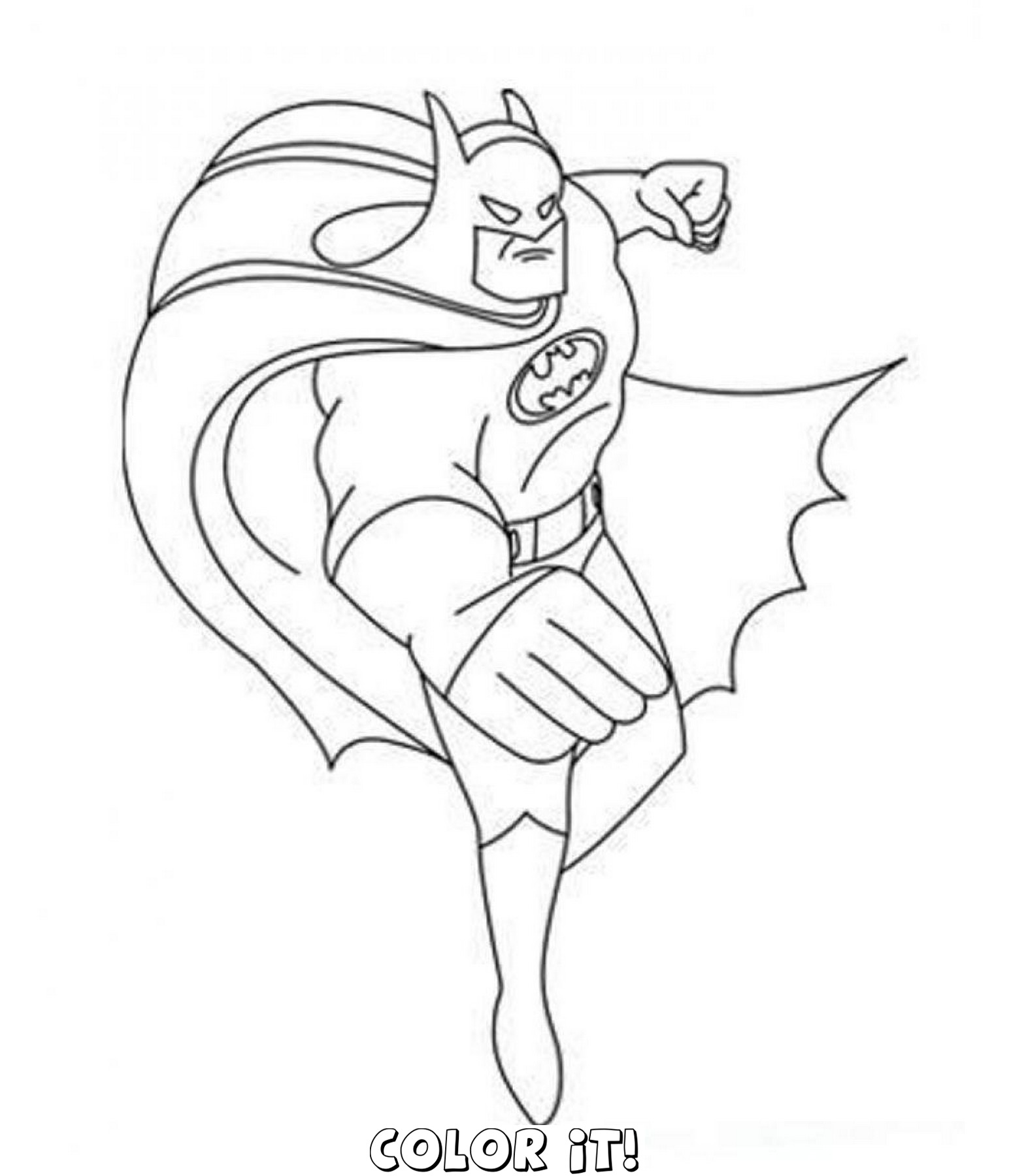 Coloring page: Batman (Superheroes) #76969 - Free Printable Coloring Pages