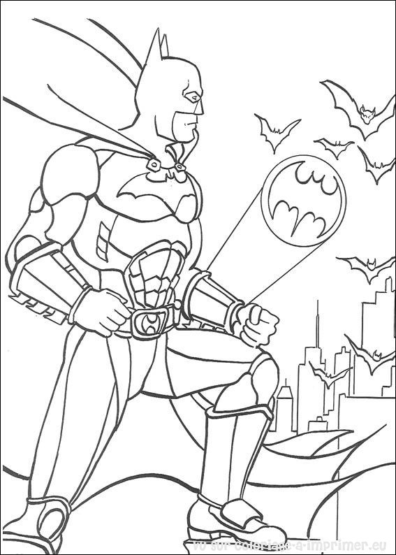 Coloring page: Batman (Superheroes) #77093 - Free Printable Coloring Pages