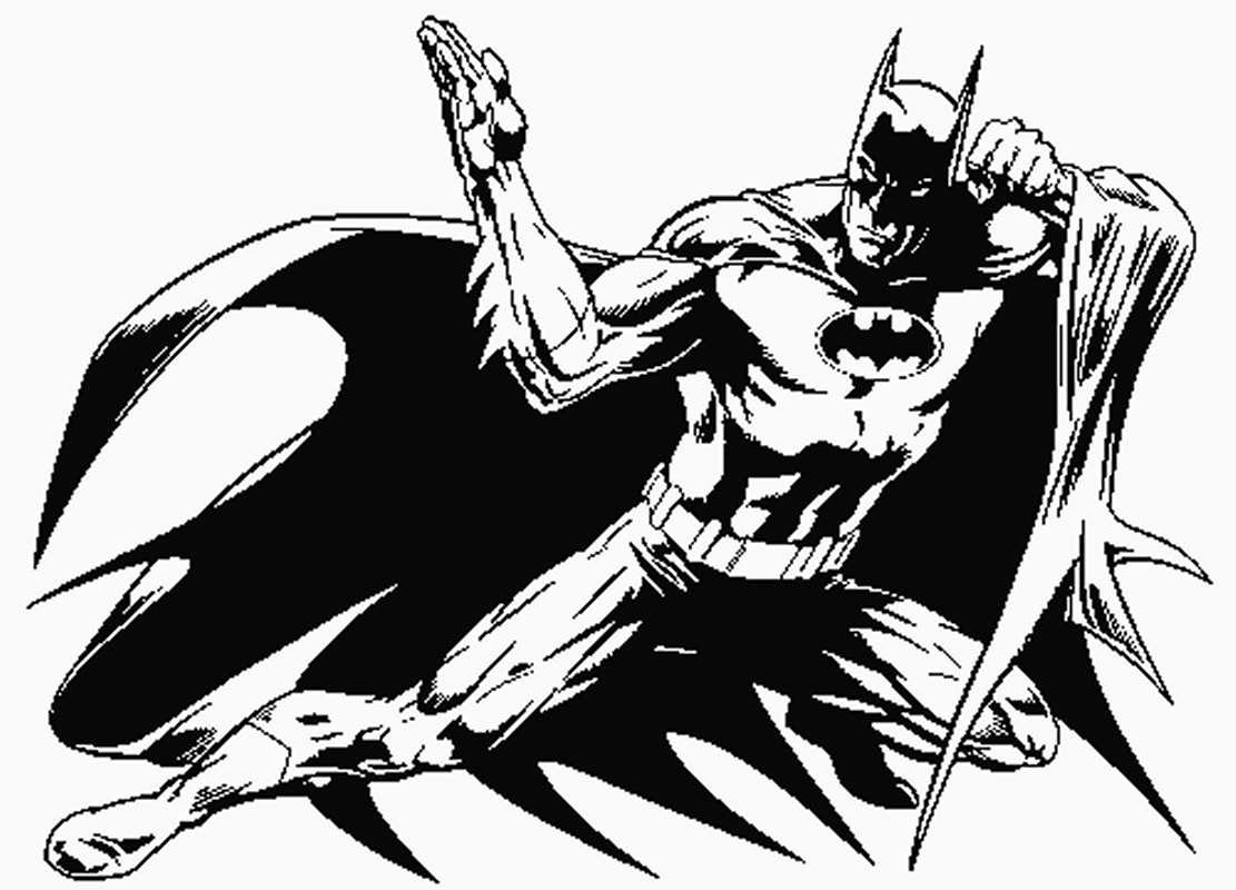 Coloring page: Batman (Superheroes) #77096 - Free Printable Coloring Pages
