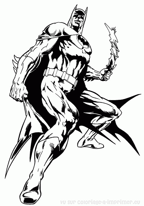 Coloring page: Batman (Superheroes) #77115 - Free Printable Coloring Pages