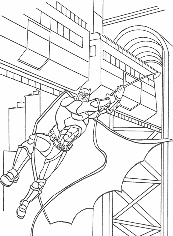 Coloring page: Batman (Superheroes) #77132 - Free Printable Coloring Pages