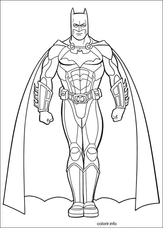 Coloring page: Batman (Superheroes) #77156 - Free Printable Coloring Pages
