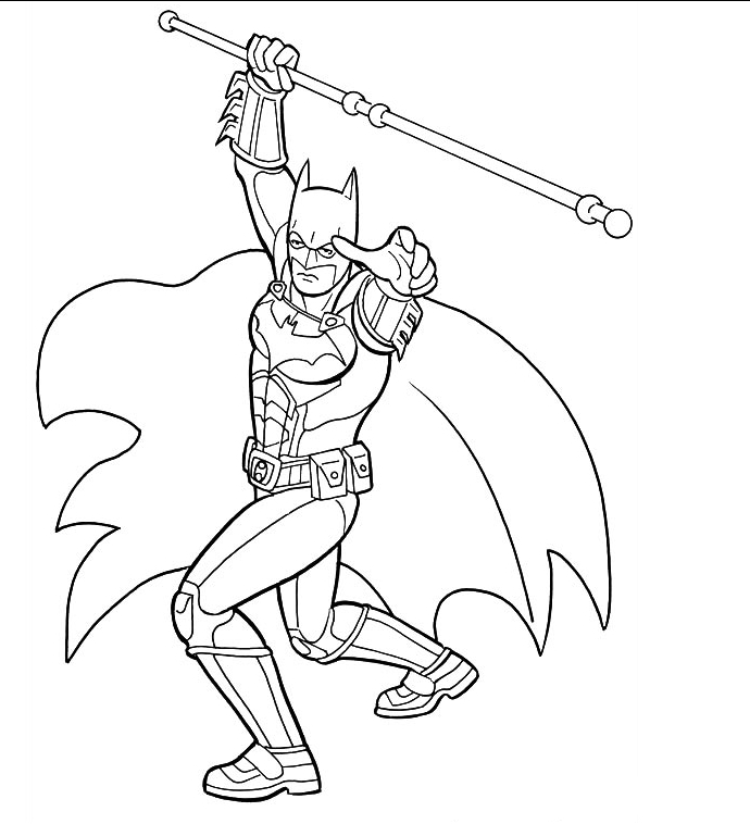 Coloring page: Batman (Superheroes) #77157 - Free Printable Coloring Pages