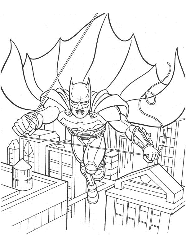 Coloring page: Batman (Superheroes) #77170 - Free Printable Coloring Pages