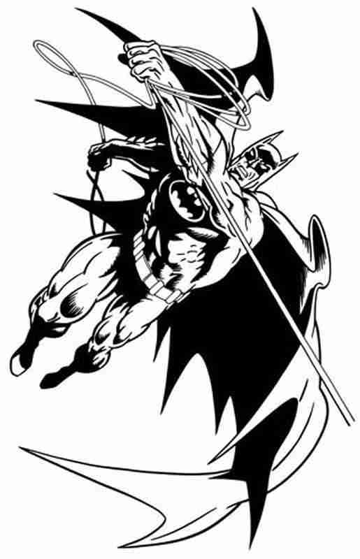 Coloring page: Batman (Superheroes) #77180 - Free Printable Coloring Pages