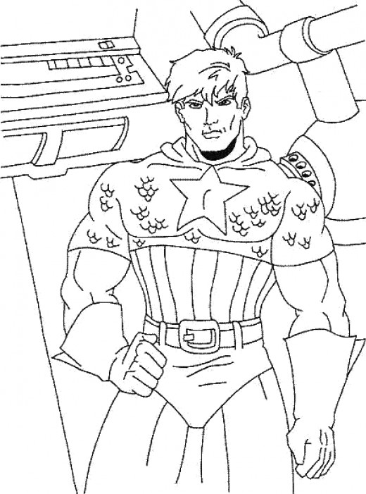 Download Captain America #26 (Superheroes) - Printable coloring pages