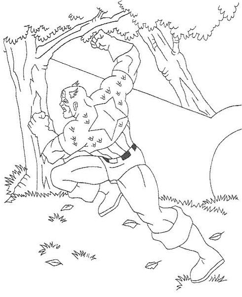 Coloring page: Captain America (Superheroes) #76618 - Free Printable Coloring Pages