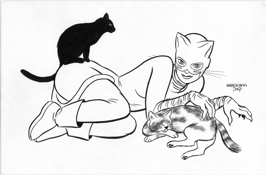 Coloring page: Catwoman (Superheroes) #78051 - Free Printable Coloring Pages