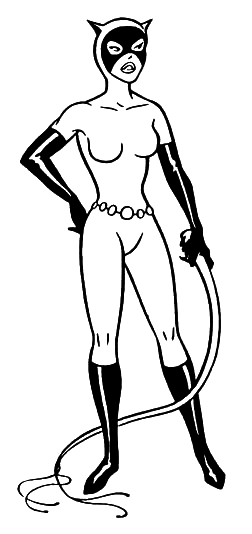 Coloring page: Catwoman (Superheroes) #78081 - Free Printable Coloring Pages